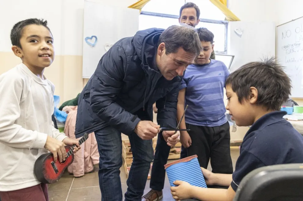 Luque visitó las instalaciones del CPB Los Grillitos