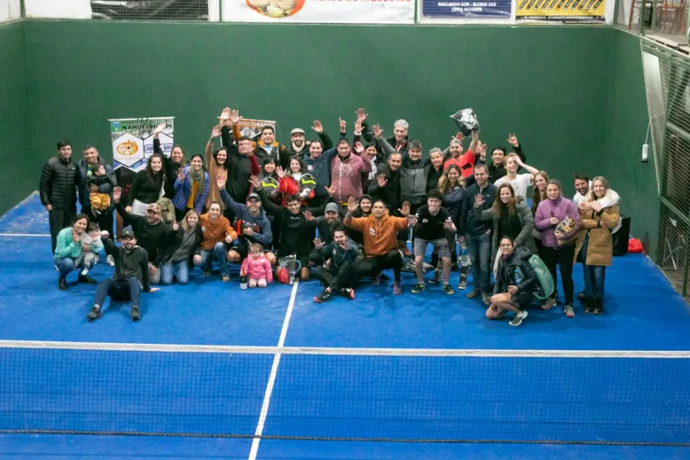 El pádel hizo brillar el Club Nahuel