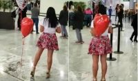 “Voy a llorar”: fue al aeropuerto a esperar a su novio virtual y no todo salió como esperaba [VIDEO]