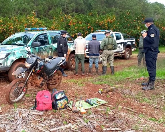 Dos cazadores furtivos fueron detenidos en Paraje Cerro Moreno