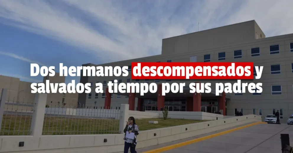 Dos menores se descompensaron y tuvieron que entrar por la ventana de la casa para auxiliarlos 