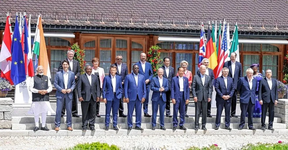 Ante el G7, Fernández pidió ir contra el sistema que "acumula la riqueza en unos pocos"