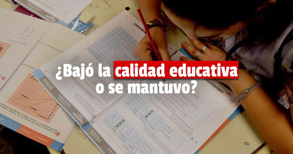 Pruebas Aprender: el resultado sólo es alarmante en un sector de la población