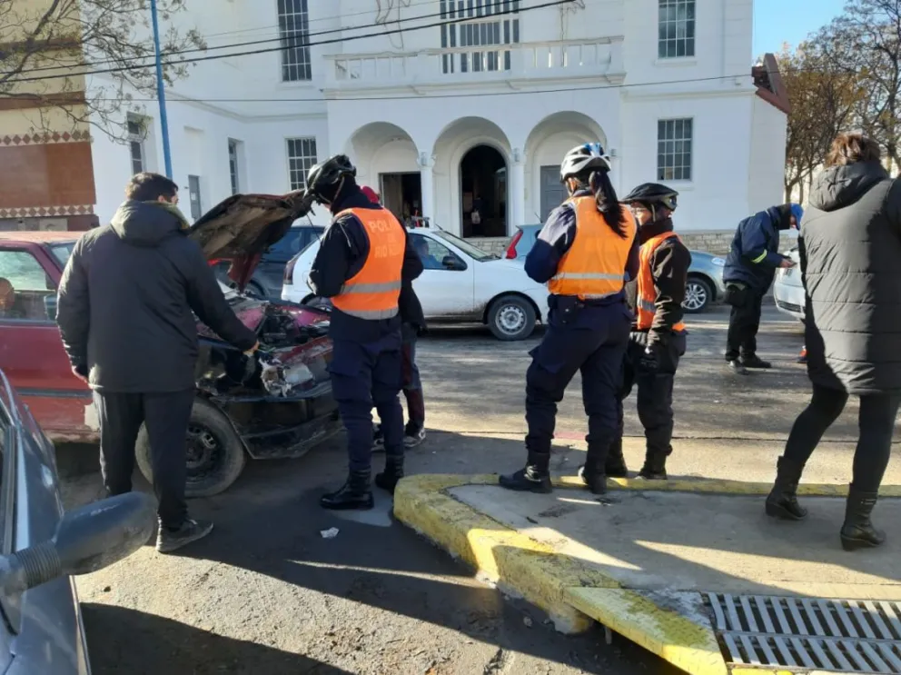 ¿No respetó la distancia y por eso chocaron?