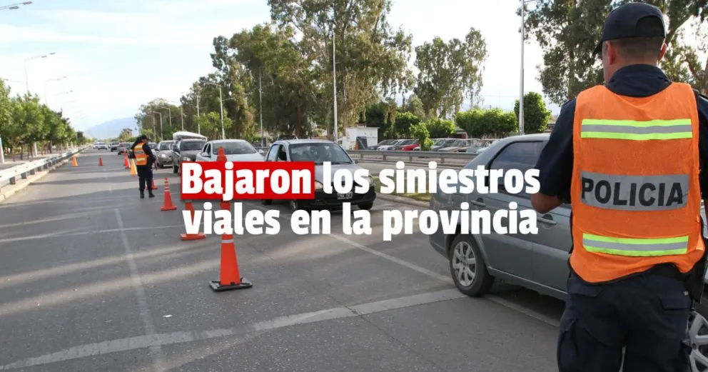 Los siniestros viales bajaron en relación al año 2019
