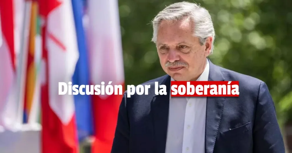 El presidente confrontó a Johnson por la soberanía de las Malvinas