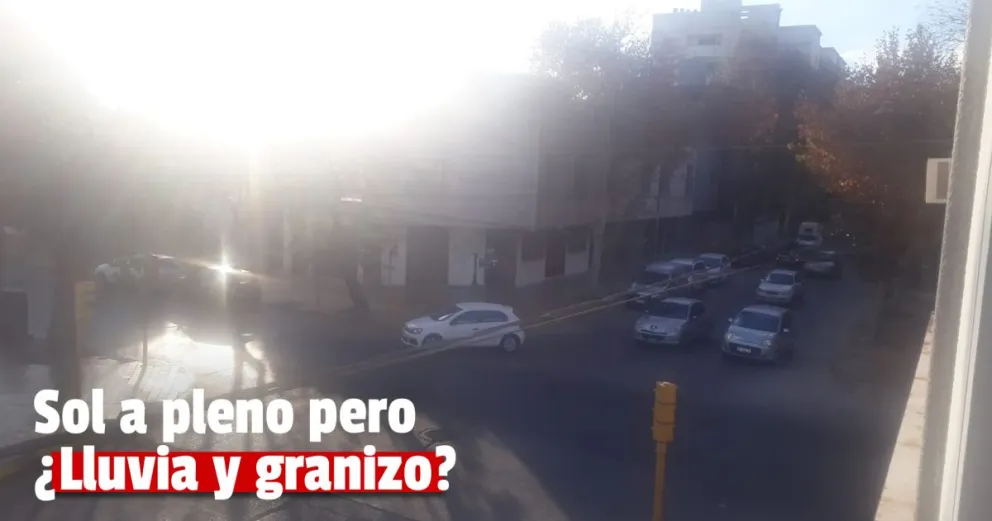¿Llueve en algunos departamentos sanjuaninos? 