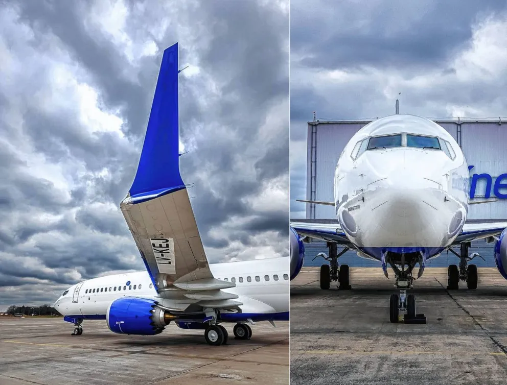 Un nuevo Boeing 737 MAX se suma a la flota de Aerolíneas Argentinas