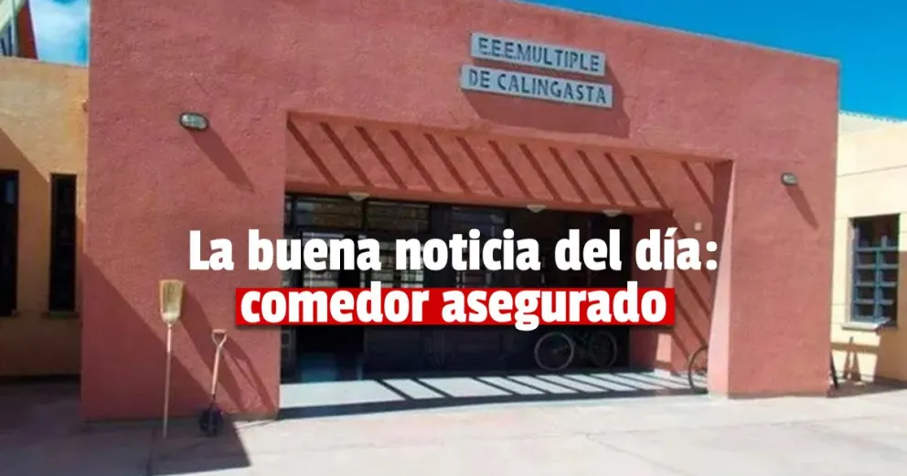 Tras el receso invernal la E.E.E Múltiple de Calingasta podrá abrir el comedor 