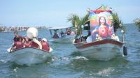 Espectacular peregrinación en el mar en honor al Sagrado Corazón de Jesús en Altata