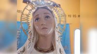 Conmoción en Vinará: la Virgen volvió a llorar [VIDEO]