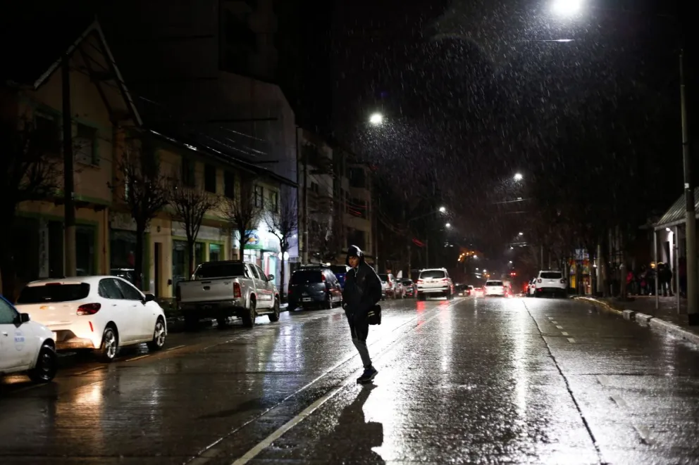 Bariloche amaneció con una intensa lluvia