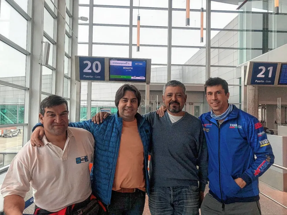 Javier Fernández corre en el Sudamericano Rotax