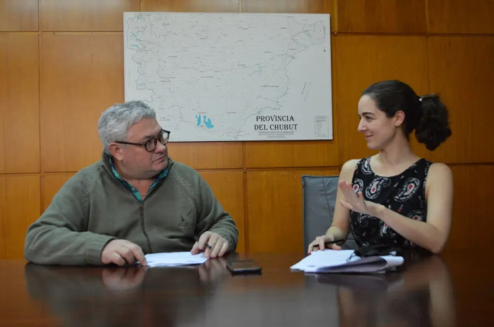 El Gobierno Provincial evaluó el desarrollo de productos agrícolas en Chubut