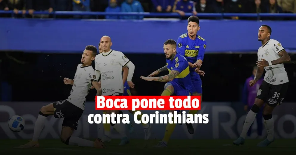 Copa Libertadores: Boca enfrenta a Corinthians por los octavos de final