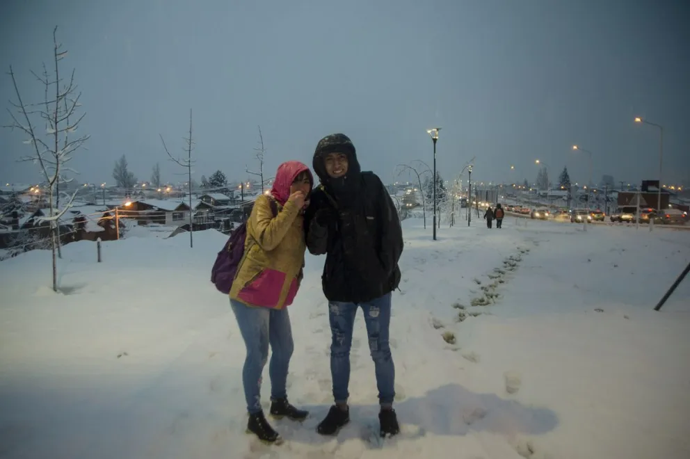 Las imágenes de un día de invierno