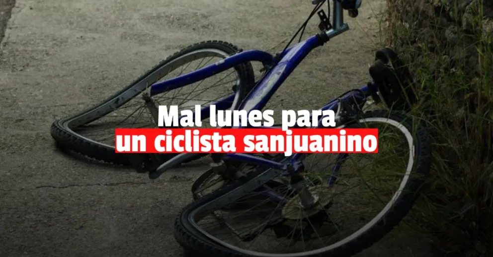 Un auto impactó a un ciclista que terminó fracturado, golpeado e internado
