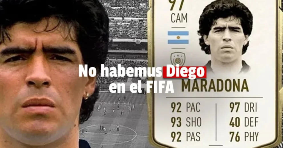 FIFA 22: EA Sports perdió el juicio y Diego Maradona queda afuera