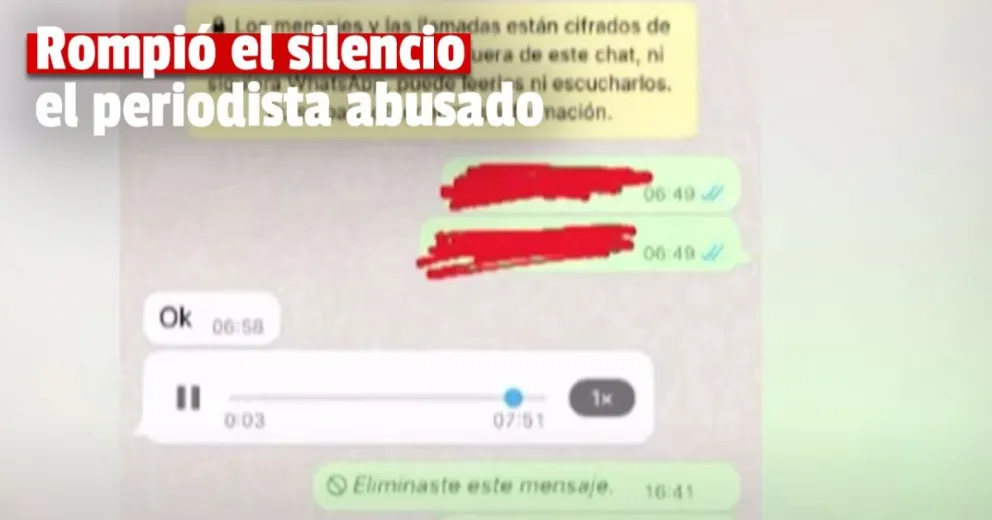 Habló el periodista deportivo que denunció a un chofer por abuso sexual