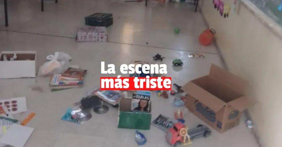 Delincuentes entraron a una escuela y destruyeron todo 
