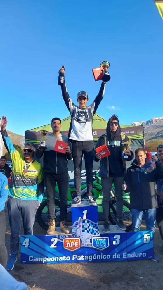 Enduro: Luciano Salinas primero en la fecha APE de Bariloche