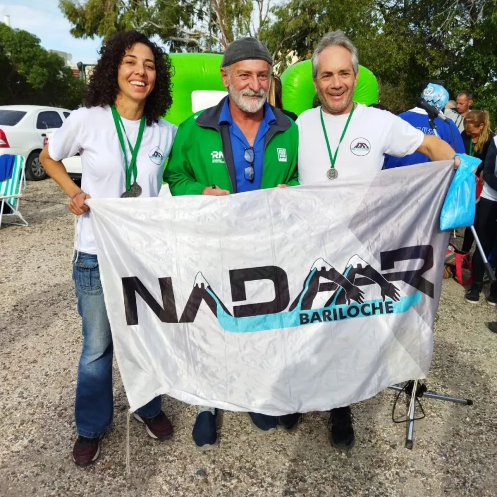 Barilochenses participaron del Campeonato Argentino de Aguas Abiertas en Las Grutas