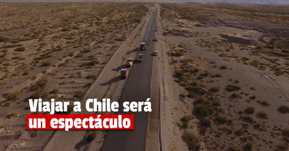 Avanza la pavimentación de la Ruta 150 en el camino Internacional Agua Negra