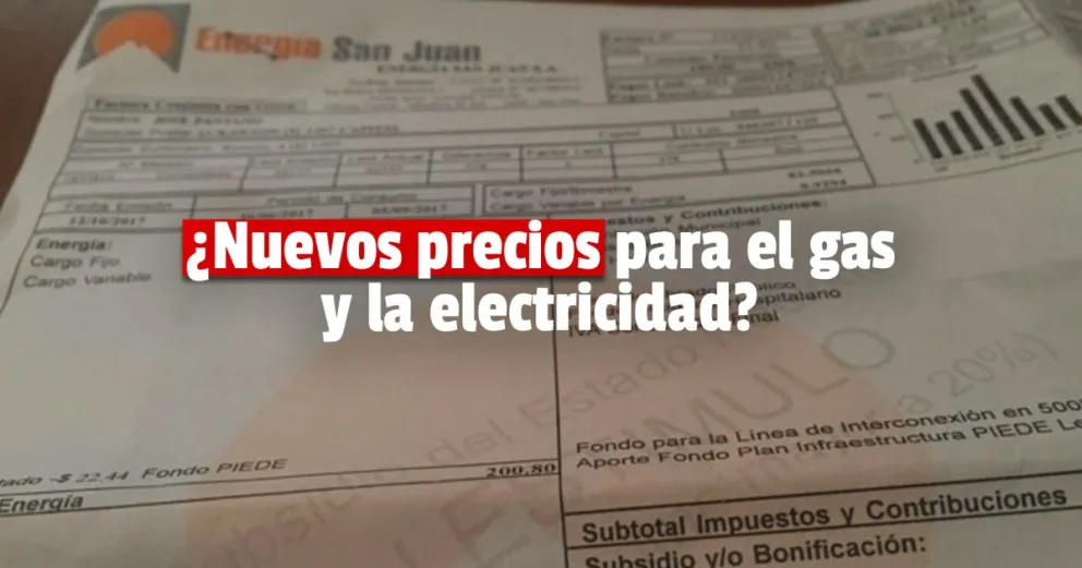 El gobierno nacional debatirá el precio de los servicios de gas y electricidad