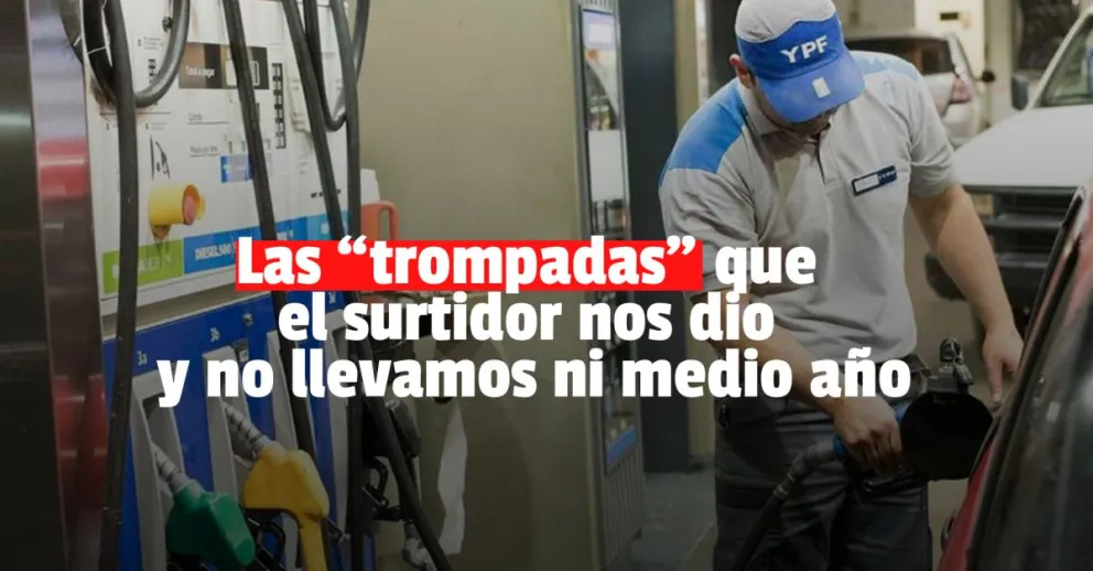 ¿Cuánto aumentó el combustible en menos de cinco meses?
