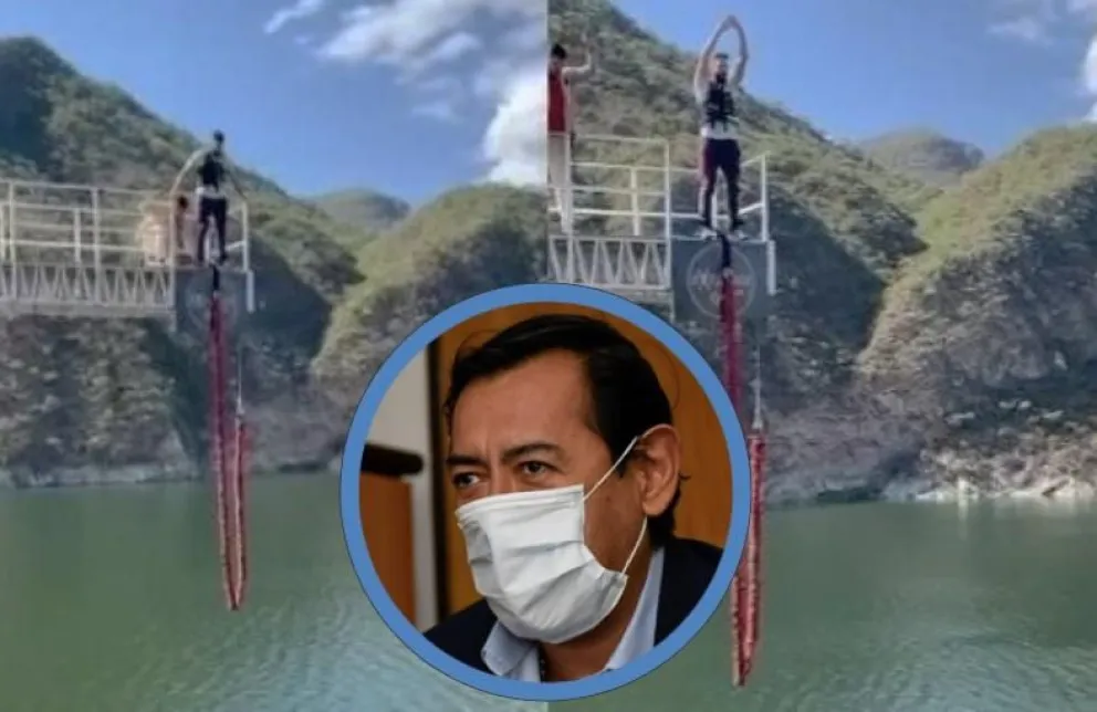 "Se están haciendo las pericias necesarias": Omar Carrasco habló sobre el accidente al realizar bungee jumping