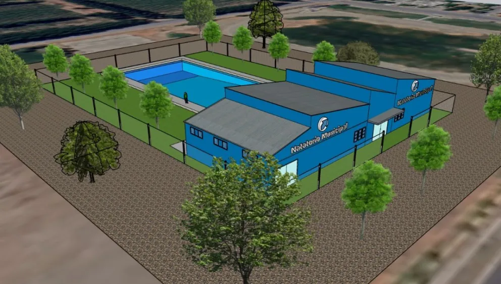 Comienza la construcción del nuevo natatorio: Mirá como será y donde estará