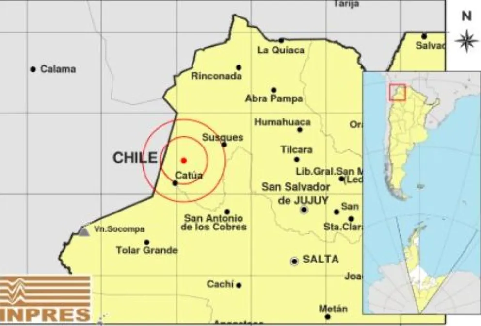 Hubo actividad sísmica en Jujuy 