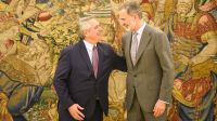 El presidente se reunió con el rey de España en el palacio de la Zarzuela