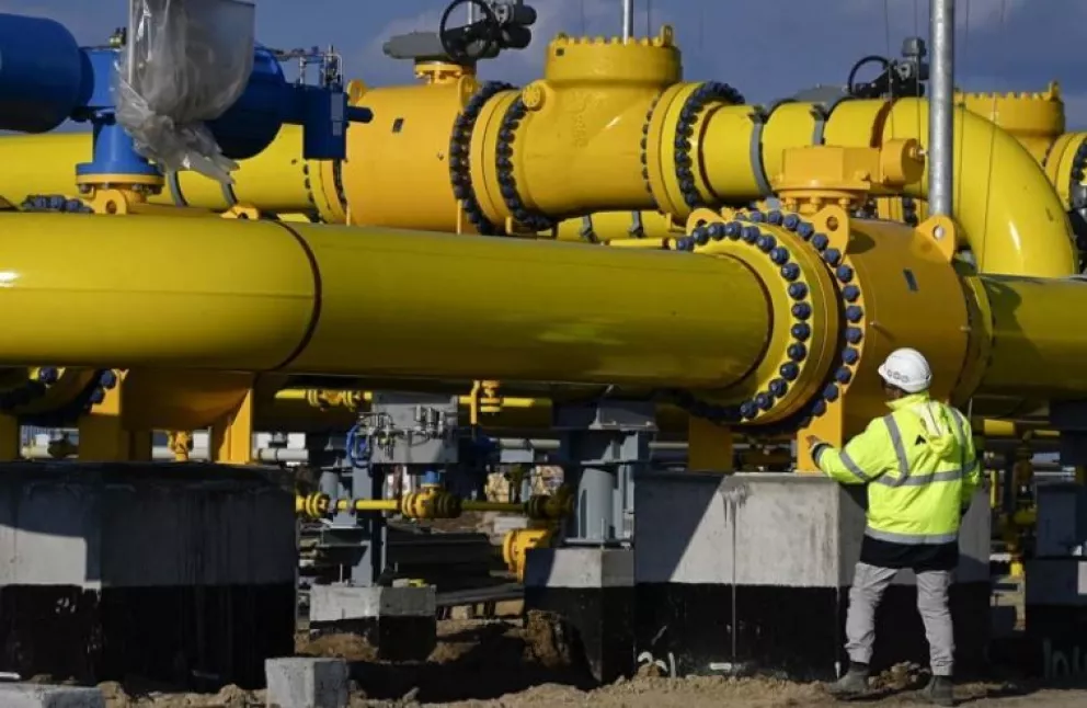 Ucrania frenó el tránsito de parte del gas que transporta de Rusia a Europa