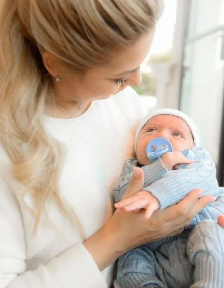 Fabiola Yañez y Alberto Fernández están contentos y agradecidos con su hijo