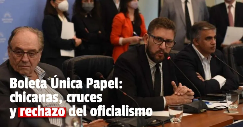La oposición arrancó el debate de la boleta única con fuertes cruces con el oficialismo