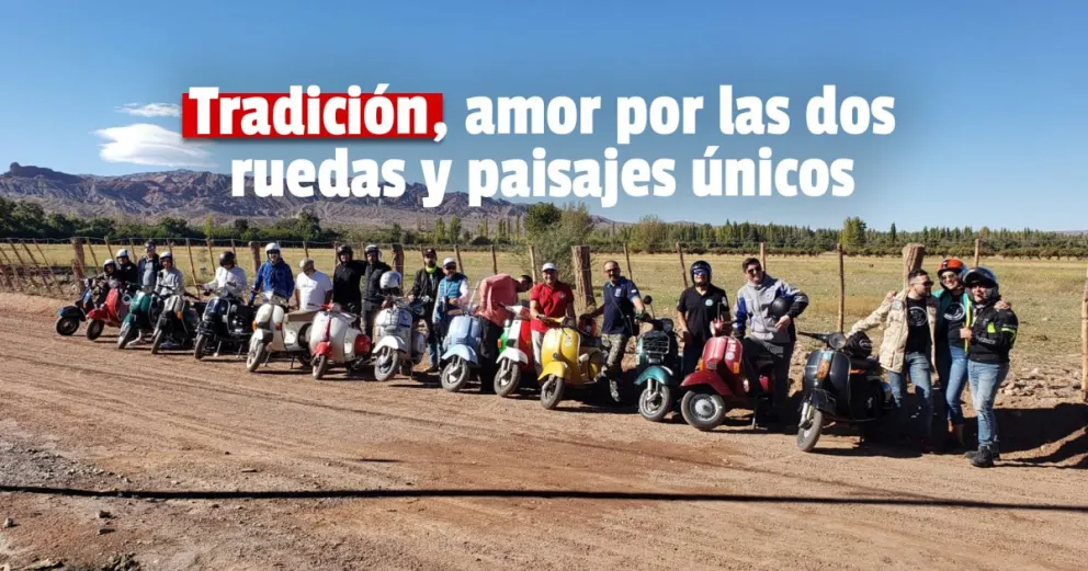 Encuentro Andino de Vespa: llegan a San Juan más de 90 pilotos nacionales e internacionales