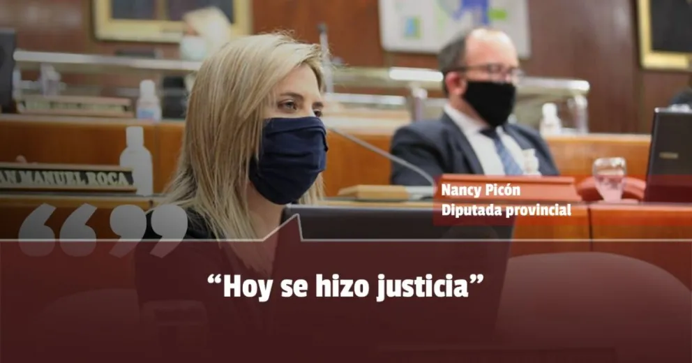 Nancy Picón: "Hoy tenemos que ser cautos. Y mantenemos que vamos a llegar hasta las últimas consecuencias"