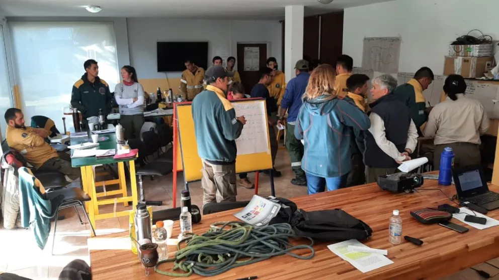 Protección Civil capacitó al personal del SPLIF en Técnicas de Coordinación de Búsqueda