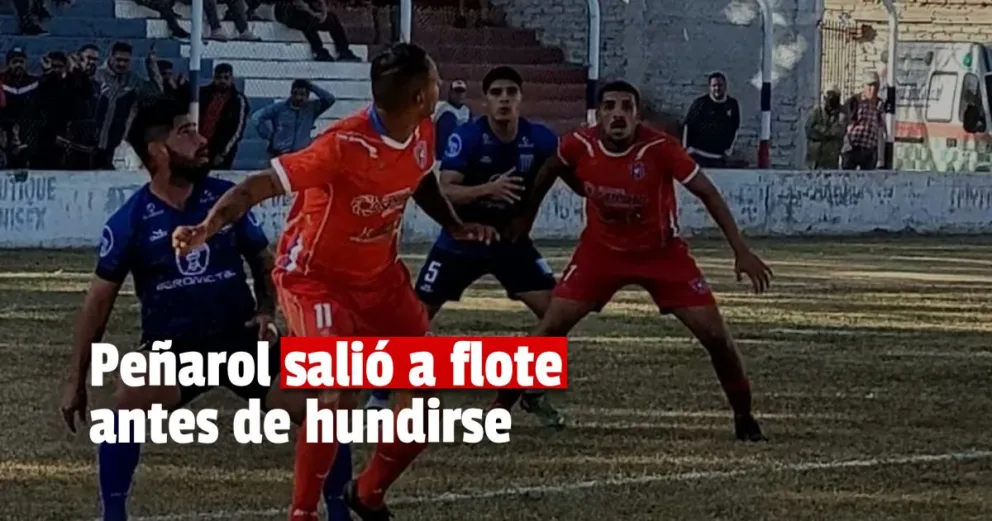Peñarol empató y quedo al borde de la zona del descenso