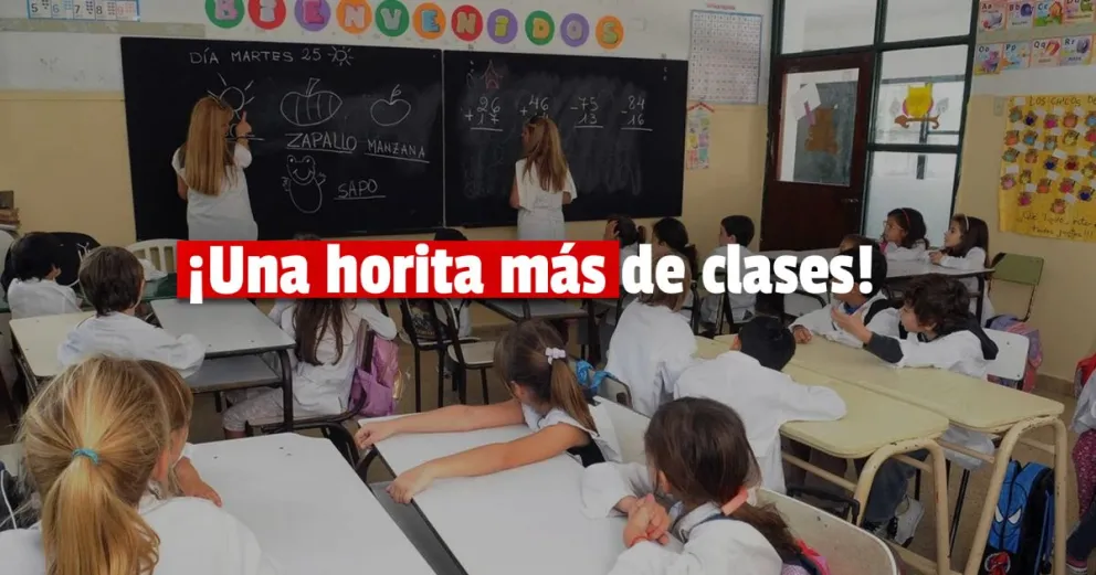 Las escuelas tendrán una hora extra: ¿Qué puntos se tendrán en cuenta? 