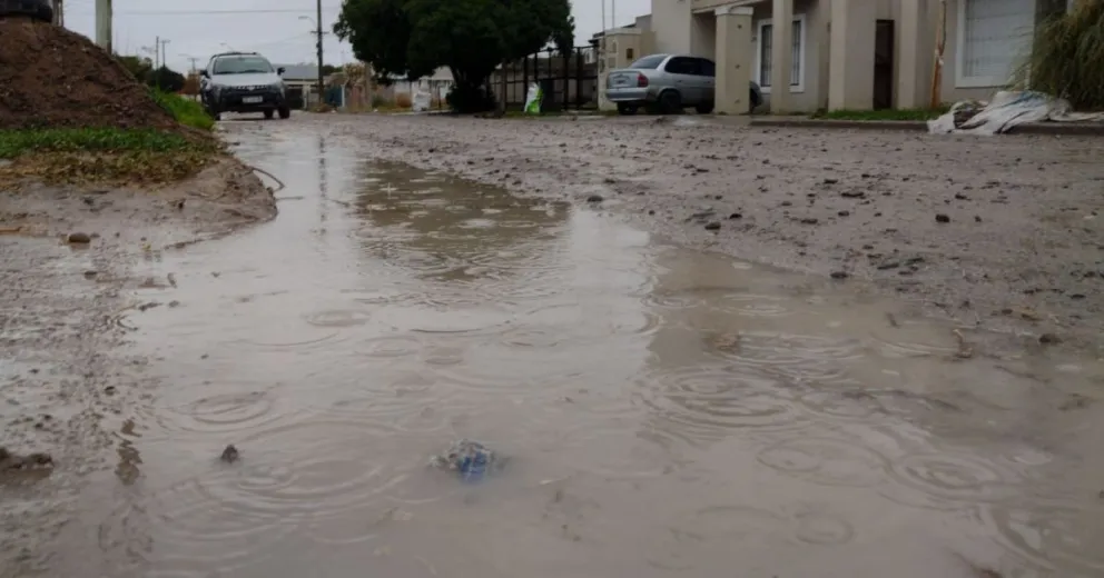 Lluvia en la Comarca: poca agua y mucho barro