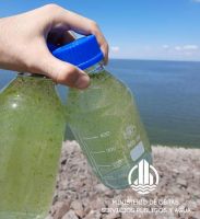 Realizan control de algas en el Embalse Río Hondo