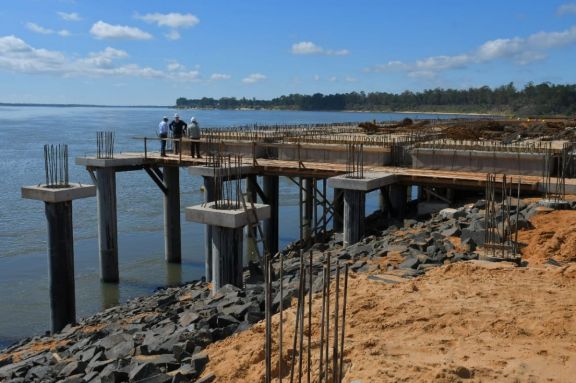Puerto de Ituzaingó: las obras podrían culminar a principios del 2023