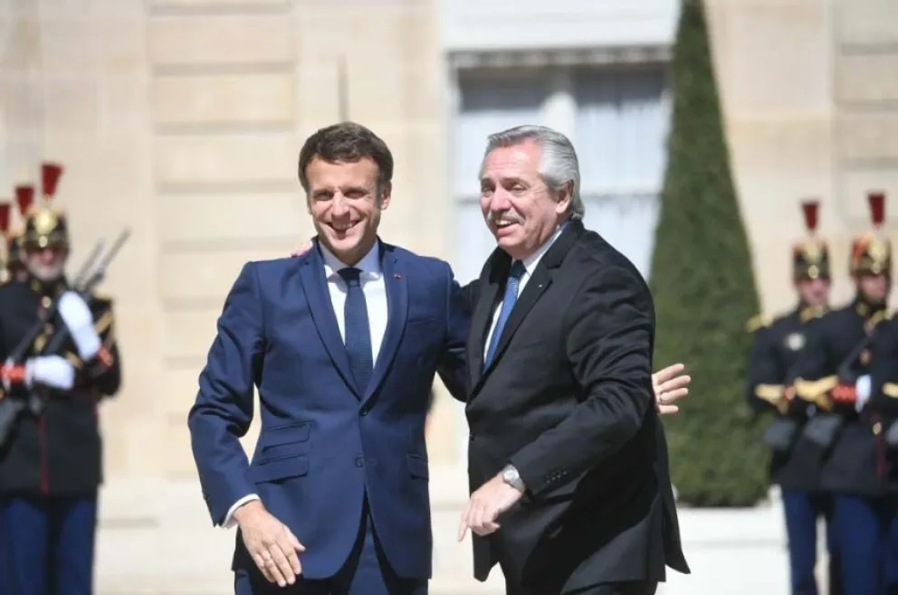 Alberto Fernández se reunió con Macron y cerró su gira por Europa