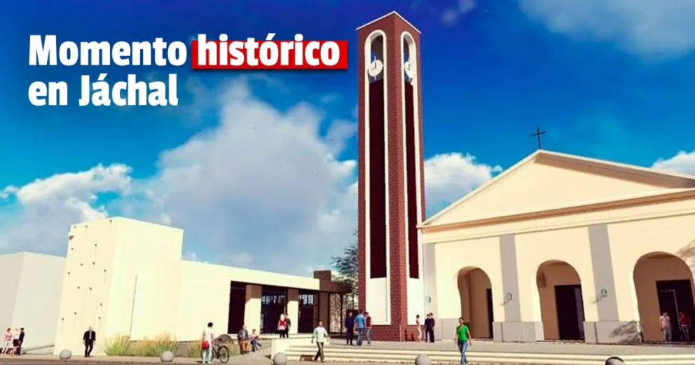 Este sábado volverán a funcionar las campanas y el reloj del templo de Jáchal 