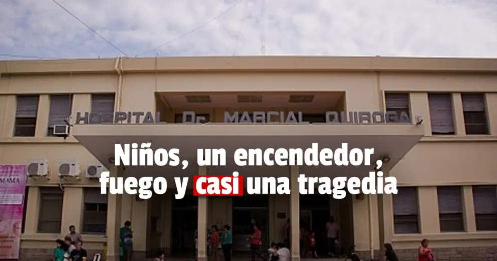 Un pequeño de un año terminó internado por quemaduras 