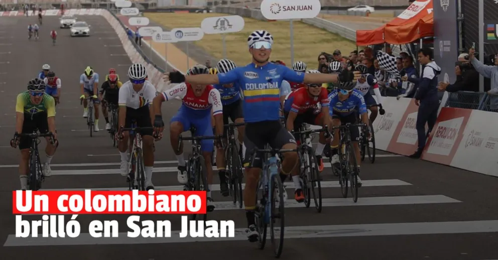Un ciclista colombiano se quedó con el primer lugar en el Villicum