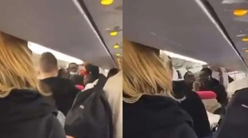 Subieron alcoholizados a un avión y se agarraron a las piñas con el piloto