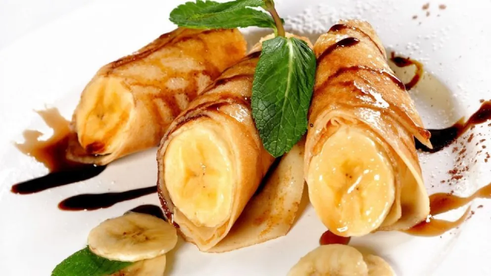 Cómo hacer panqueques de banana con salsa de chocolate, ¡riquísimos!